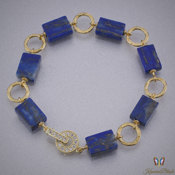 Bransoletka z lapis lazuli